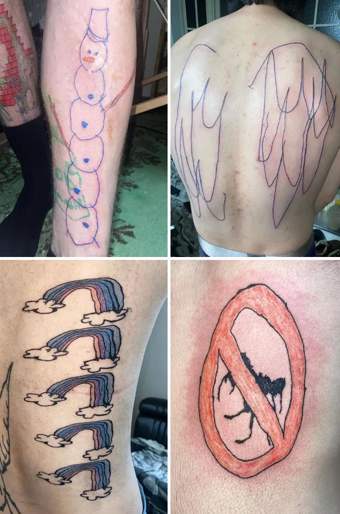 Todos son del mismo tatuador