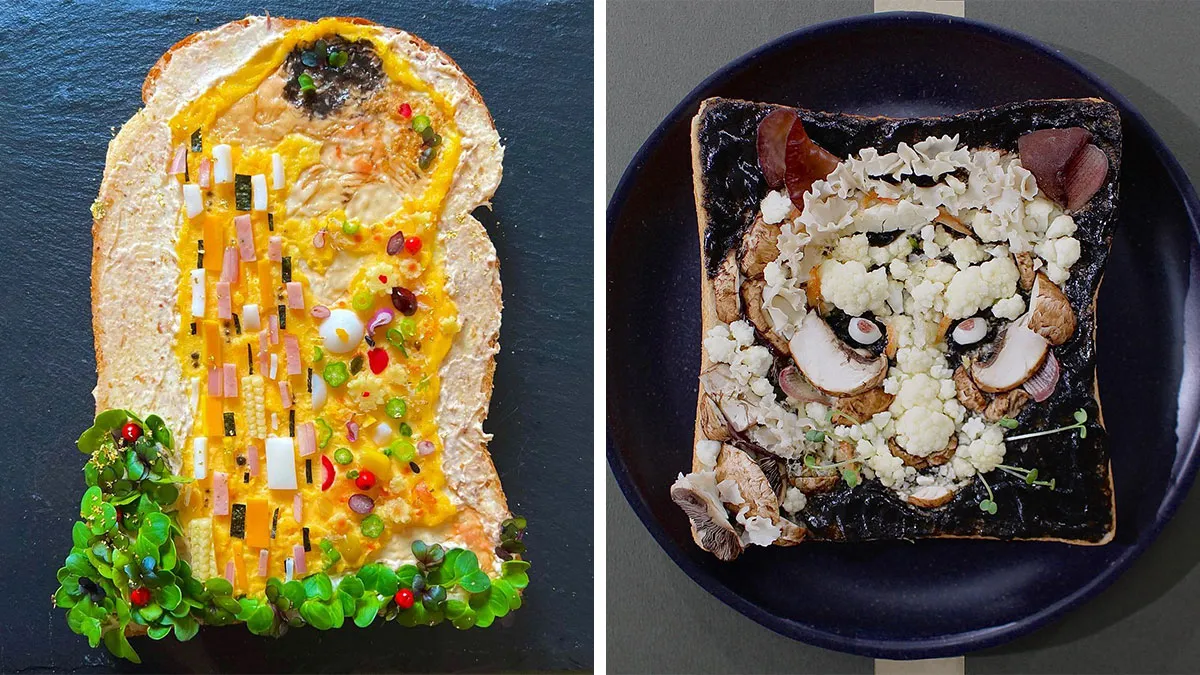 80 Creative Toast Designs By Japanese Artist (New Pics)
