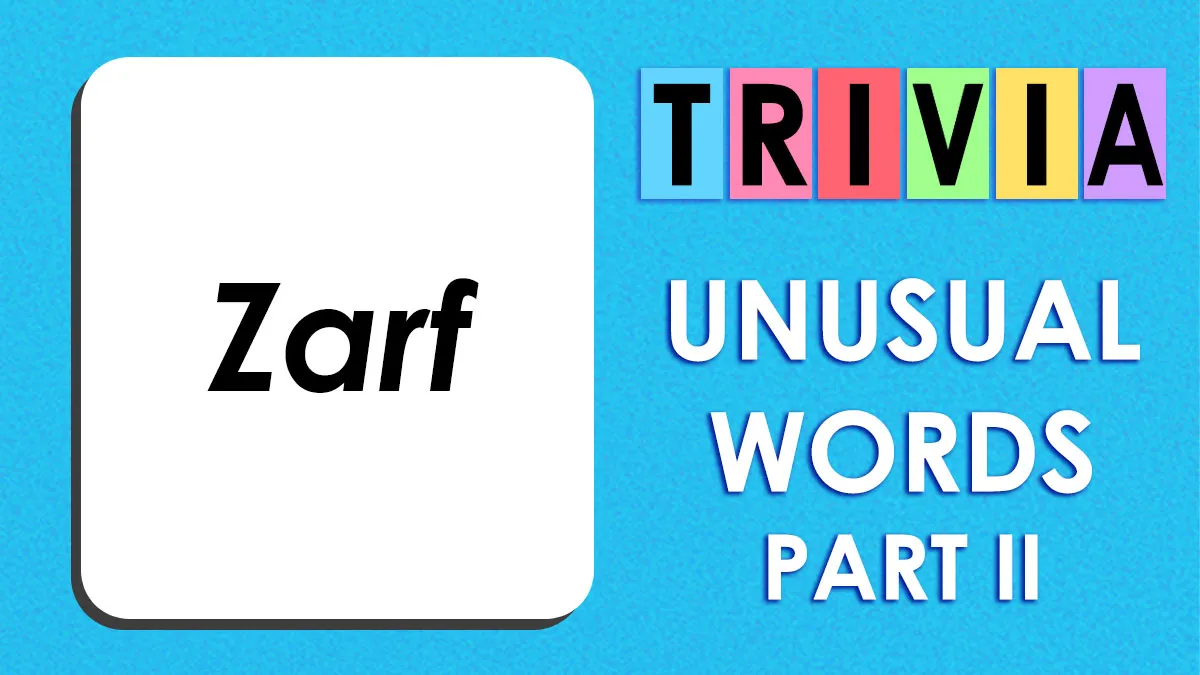 Guess The Meaning Of These 29 Bizarre Words You've Probably Never Seen Before