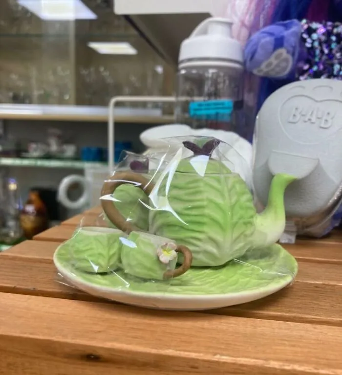 Lettuce Teacup & Saucer Set