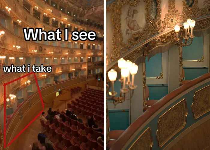 47 Side-By-Side Pics Of What A Photographer Sees And What They Choose To Take