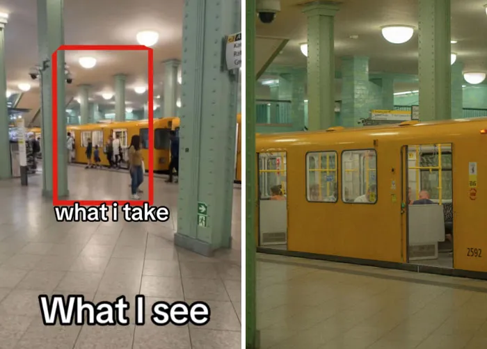 47 Side-By-Side Pics Of What A Photographer Sees And What They Choose To Take