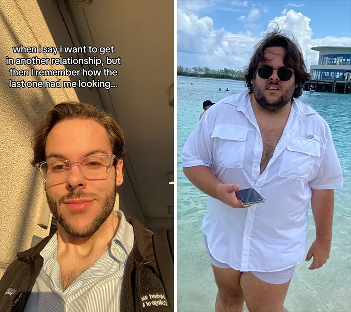 People Share Striking Before & After Photos Of What They Looked Like In A Relationship Vs Single