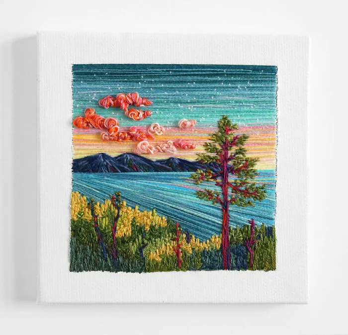 Colourful Landscape By Carolina Torres
