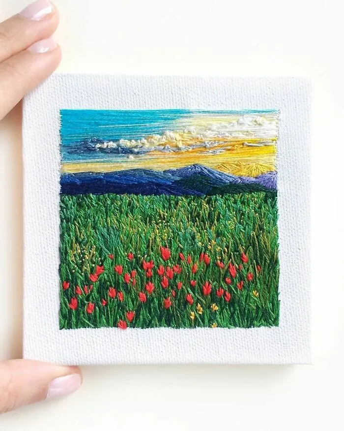 Colourful Landscape By Carolina Torres