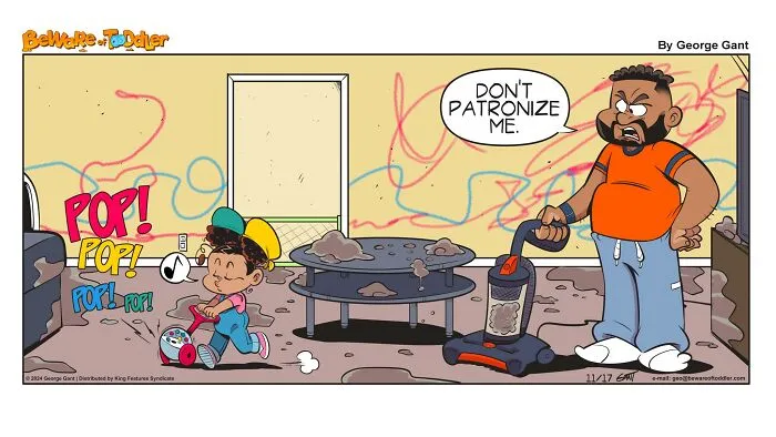 This Artist Shared 42 Comics Based On His Stay-At-Home Dad Adventures (New Pics)