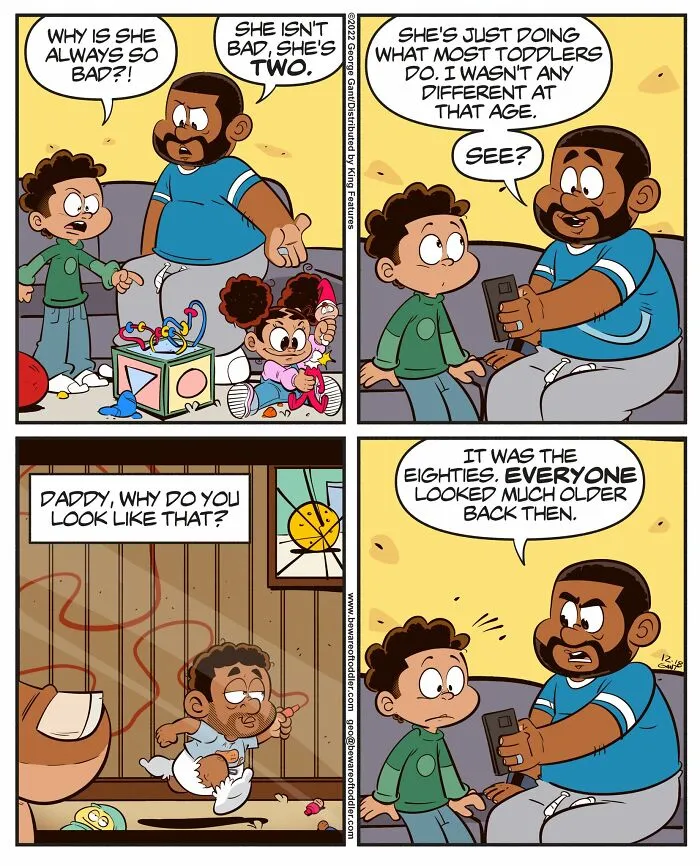 This Artist Shared 42 Comics Based On His Stay-At-Home Dad Adventures (New Pics)