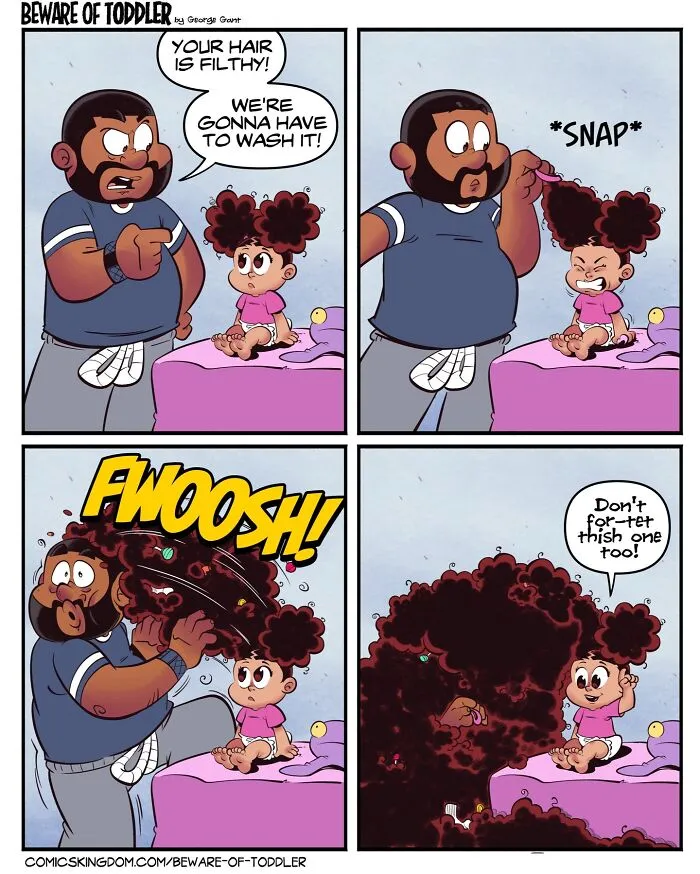 This Artist Shared 42 Comics Based On His Stay-At-Home Dad Adventures (New Pics)
