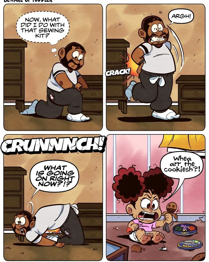 This Artist Shared 42 Comics Based On His Stay-At-Home Dad Adventures (New Pics)