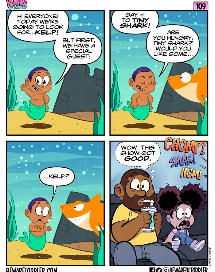 This Artist Shared 42 Comics Based On His Stay-At-Home Dad Adventures (New Pics)