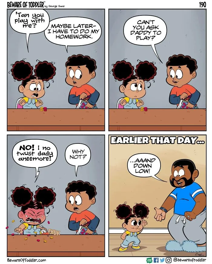 This Artist Shared 42 Comics Based On His Stay-At-Home Dad Adventures (New Pics)
