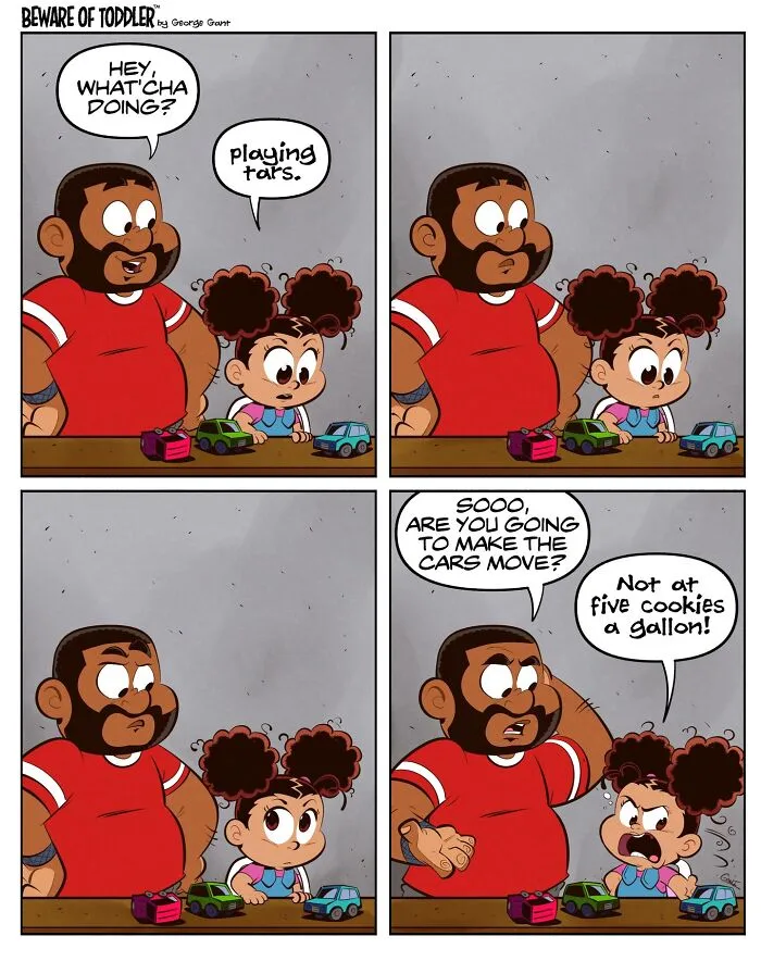 This Artist Shared 42 Comics Based On His Stay-At-Home Dad Adventures (New Pics)