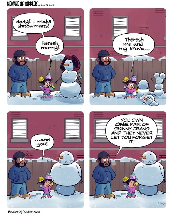 This Artist Shared 42 Comics Based On His Stay-At-Home Dad Adventures (New Pics)