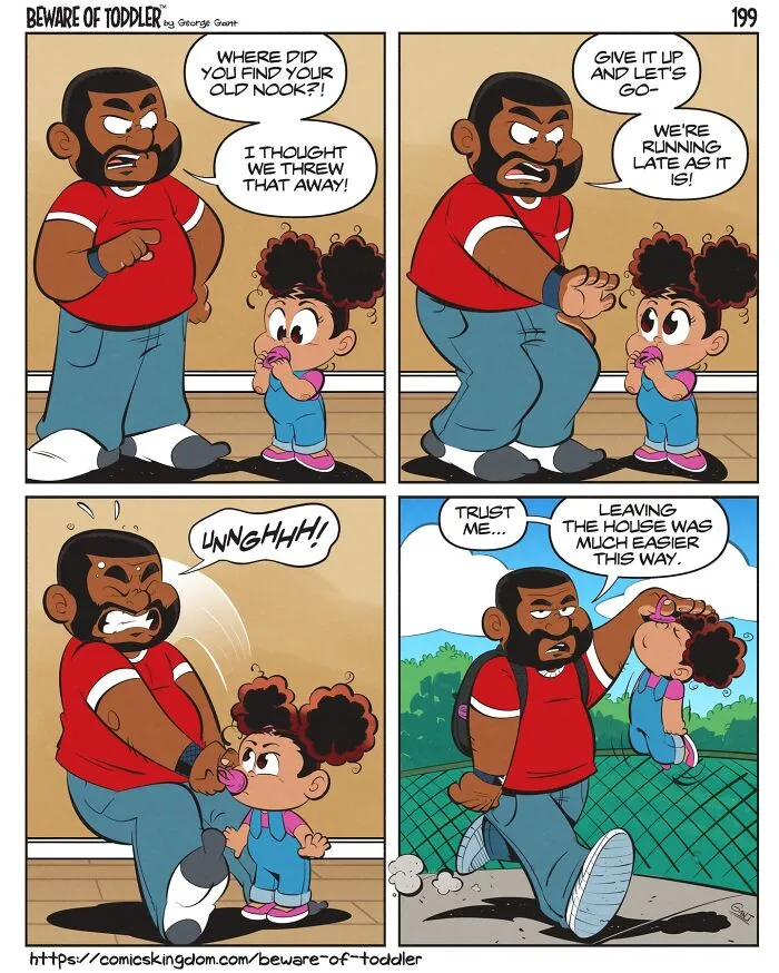 This Artist Shared 42 Comics Based On His Stay-At-Home Dad Adventures (New Pics)