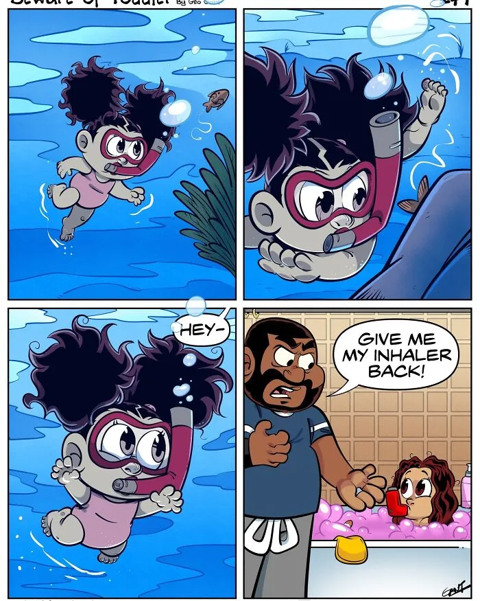 This Artist Shared 42 Comics Based On His Stay-At-Home Dad Adventures (New Pics)
