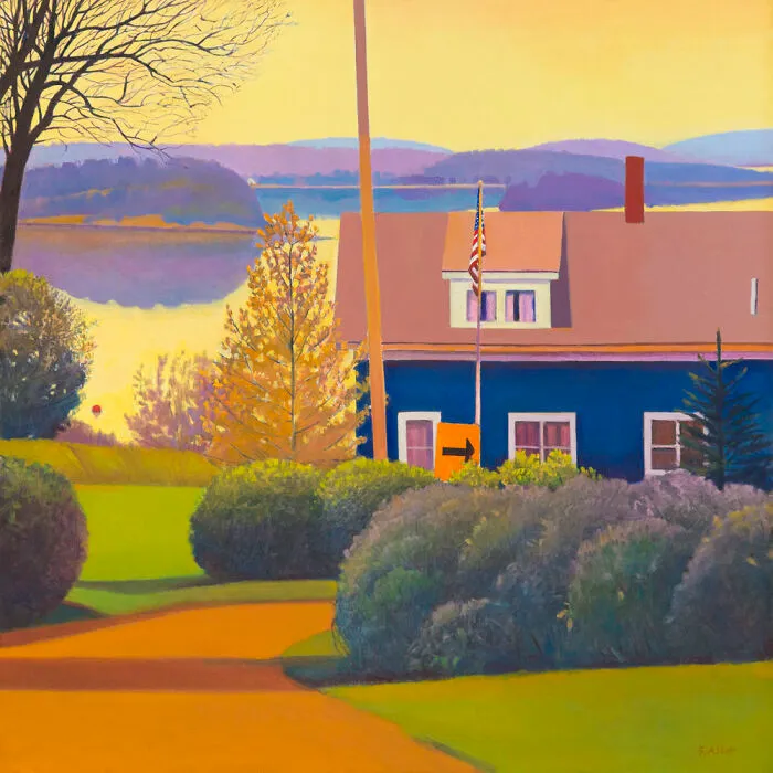 “Blue House By The Inlet”