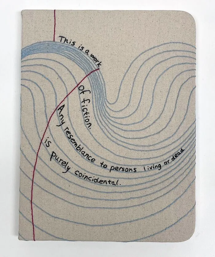 Stunning Embroidered Fabric Looks Just Like Books And Notebooks, By Candace Hicks (39 Pics)