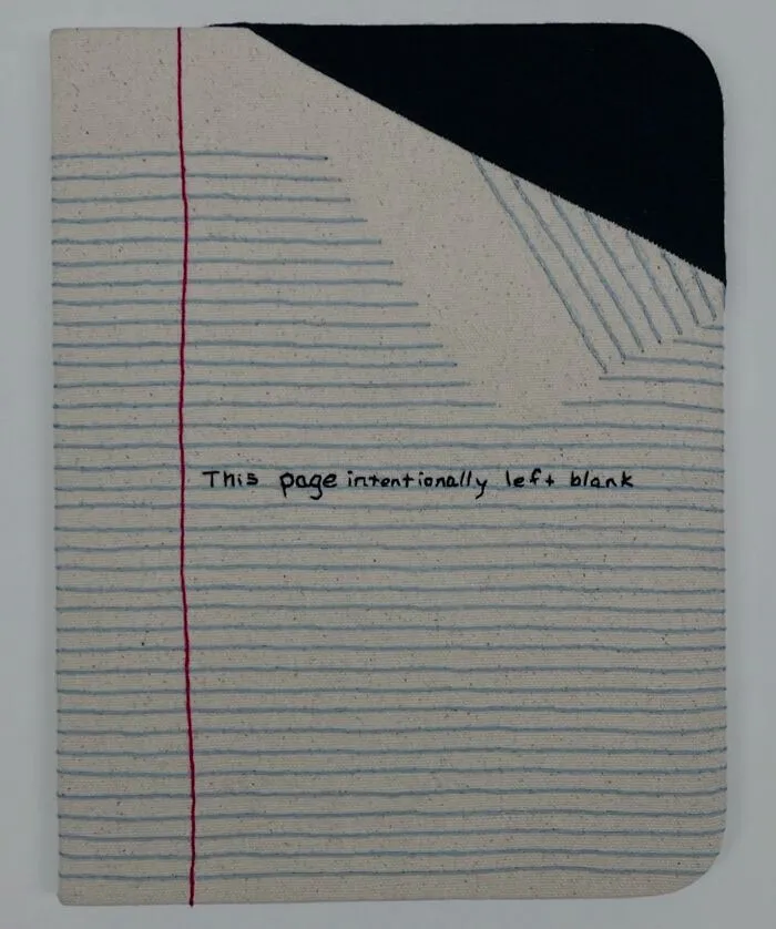 Stunning Embroidered Fabric Looks Just Like Books And Notebooks, By Candace Hicks (39 Pics)