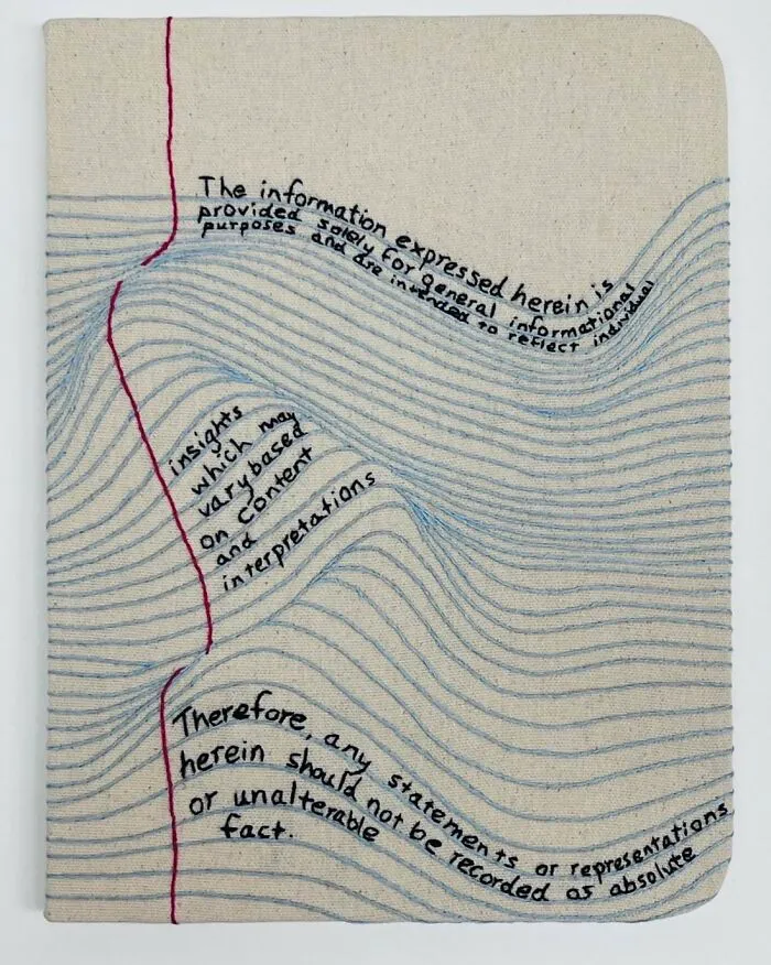 Stunning Embroidered Fabric Looks Just Like Books And Notebooks, By Candace Hicks (39 Pics)