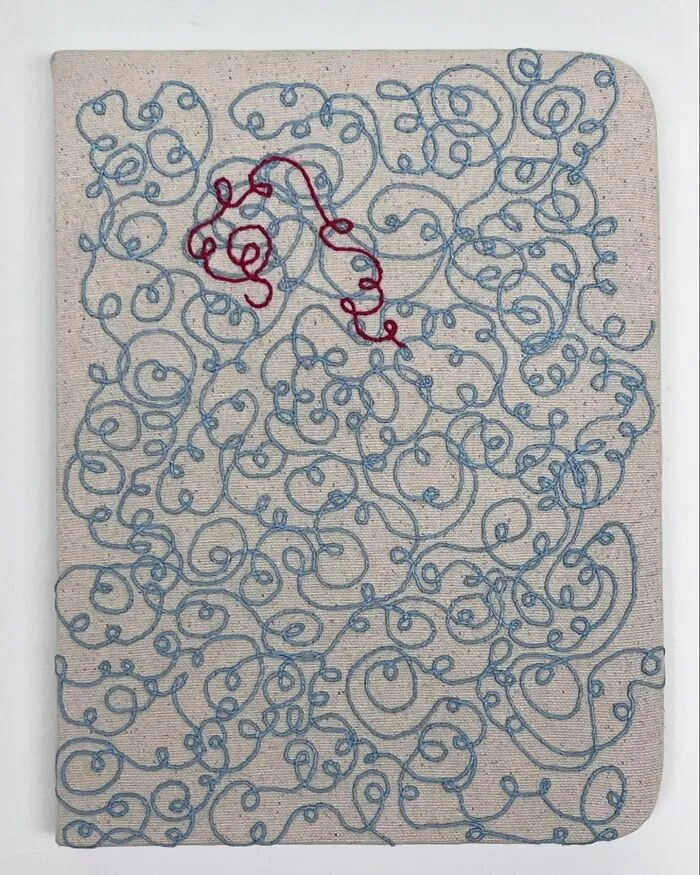 Stunning Embroidered Fabric Looks Just Like Books And Notebooks, By Candace Hicks (39 Pics)