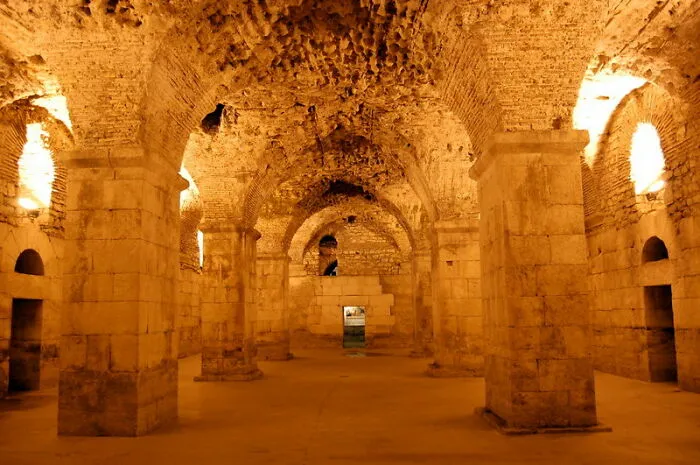 Cellars Of Diocletian's Palace, Croatia