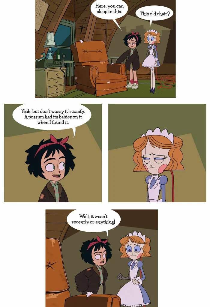 21 Wholesome Comics About A Robot Nanny Who’s Just Trying Her Best, By Dominic Cellini