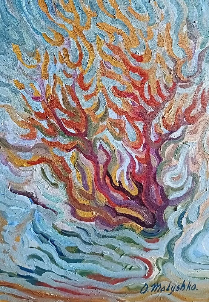 I Paint Thousands Of Lines In Every Piece, Here’s How They Turn Into Stories On Canvas (22 Pics)