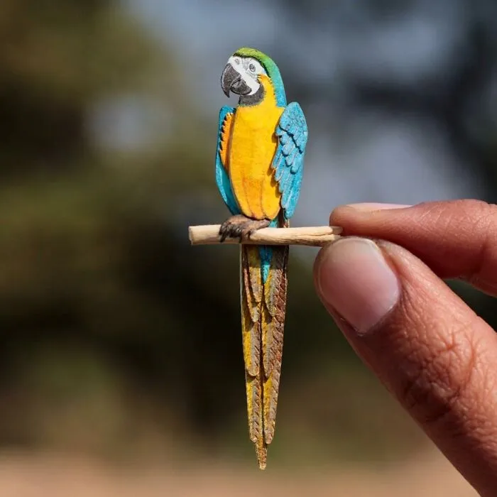Miniature Paper Bird By Vaishali An Nayan