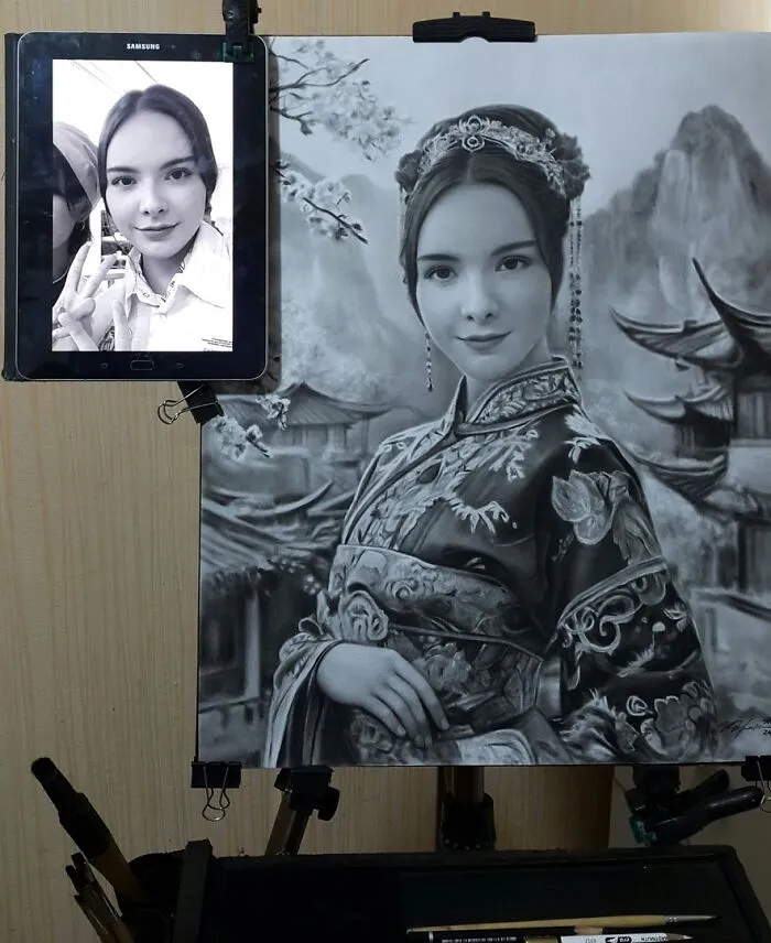 28+ Years Of Experience Shows In This Artist’s Portraits Of People He Drew (30 New Pics)