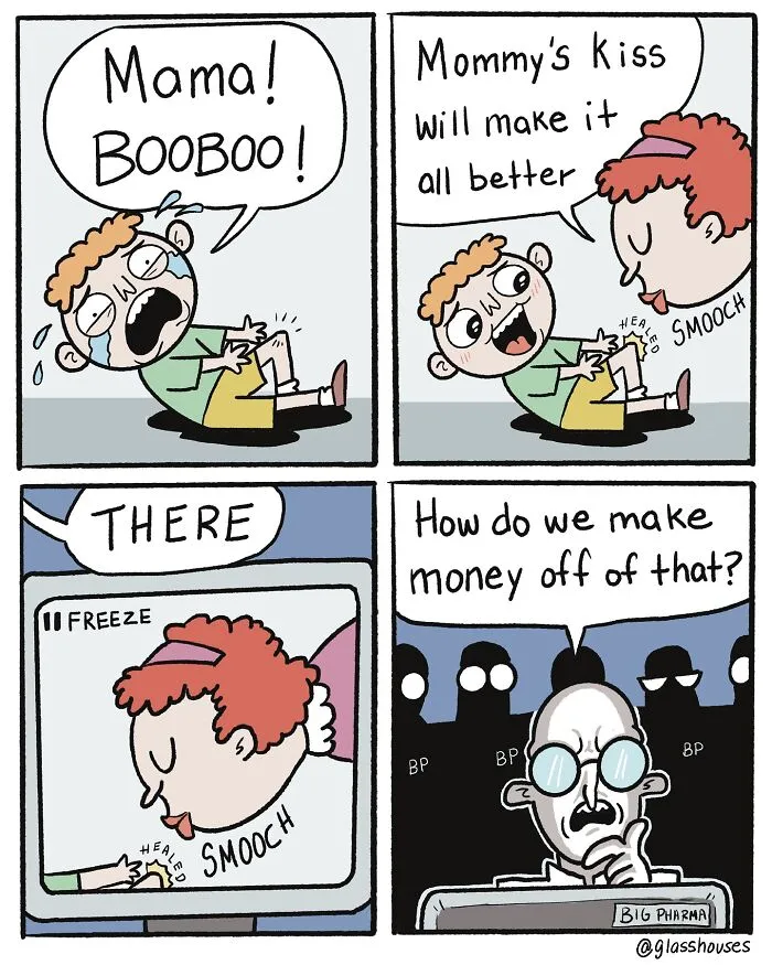 This Webcomic Artist Turns Dark Humor Into A Strikingly Unique Style (30 Pics)