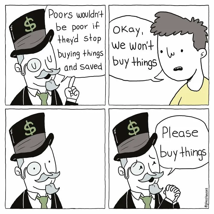 This Webcomic Artist Turns Dark Humor Into A Strikingly Unique Style (30 Pics)