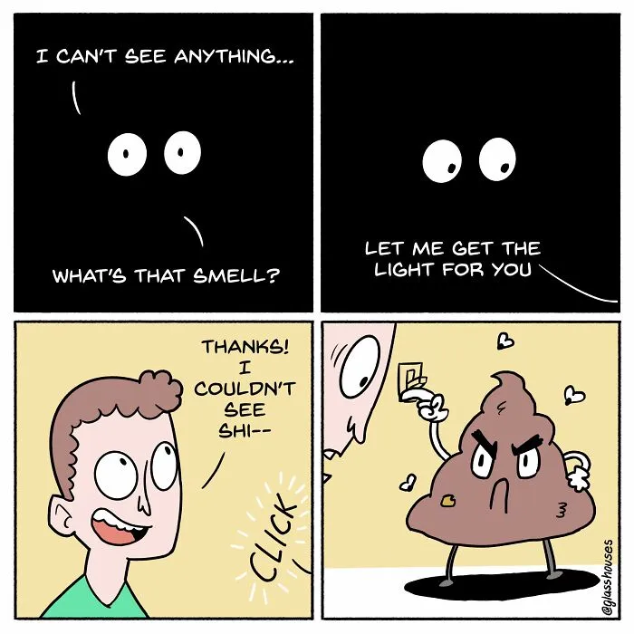 This Webcomic Artist Turns Dark Humor Into A Strikingly Unique Style (30 Pics)