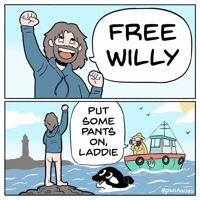 This Webcomic Artist Turns Dark Humor Into A Strikingly Unique Style (30 Pics)
