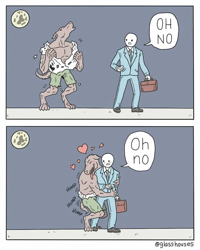 This Webcomic Artist Turns Dark Humor Into A Strikingly Unique Style (30 Pics)