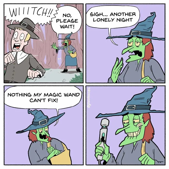 This Webcomic Artist Turns Dark Humor Into A Strikingly Unique Style (30 Pics)