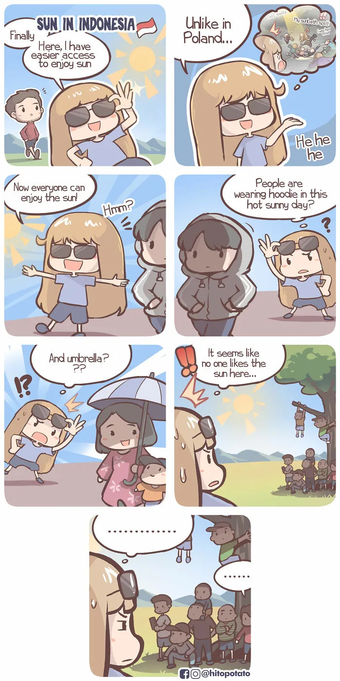 Cultural Confusion Never Looked So Cute: 26 HitoPotato Comics Featuring A Polish-Indonesian Couple (New Pics)