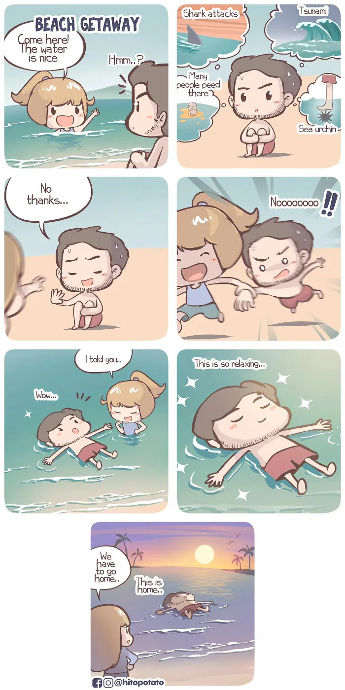 Cultural Confusion Never Looked So Cute: 26 HitoPotato Comics Featuring A Polish-Indonesian Couple (New Pics)