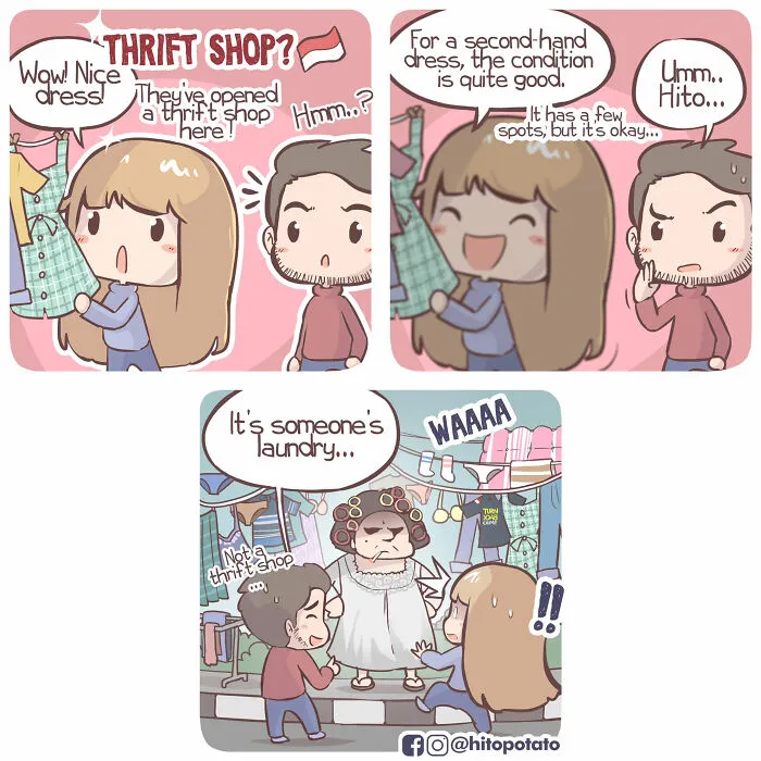 Cultural Confusion Never Looked So Cute: 26 HitoPotato Comics Featuring A Polish-Indonesian Couple (New Pics)
