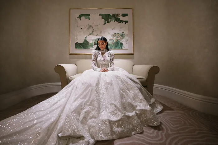 Bridal Moment Before The Ceremony