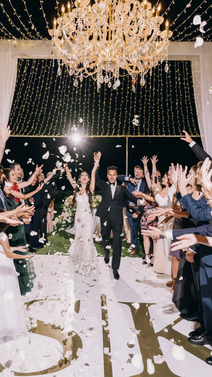 Bride And Groom Grand Exit