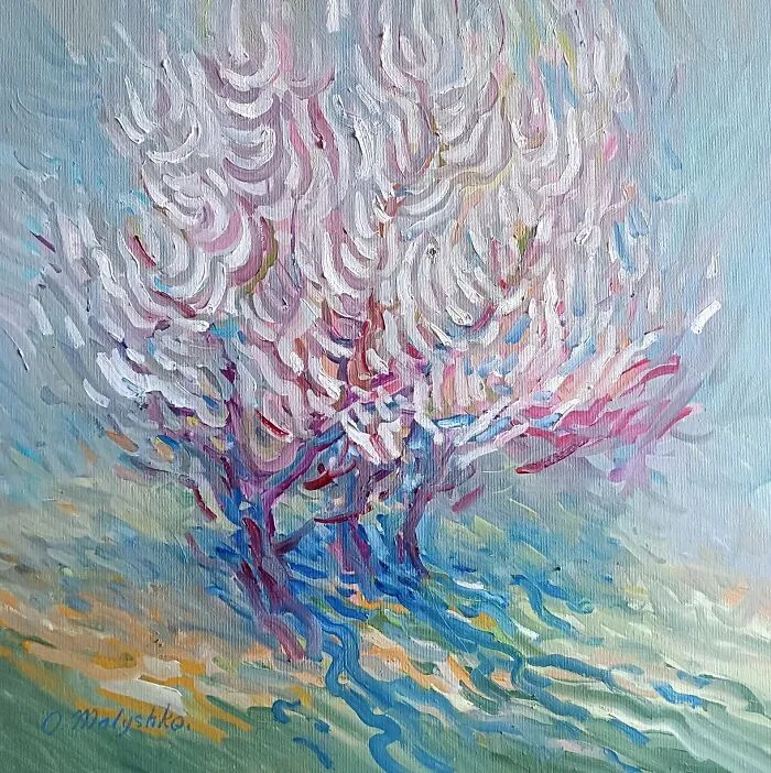 I Paint Thousands Of Lines In Every Piece, Here’s How They Turn Into Stories On Canvas (22 Pics)