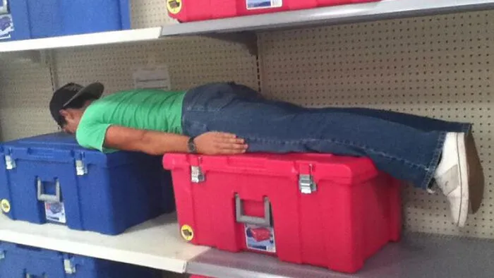Planking Challenge: Everyone gets into a planking position and lies stiff in weird places.  Did you do it?