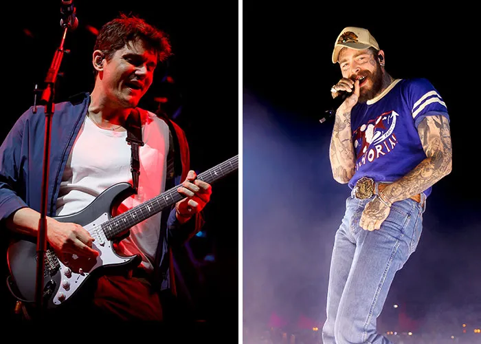 John Mayer and Post Malone’s underwhelming outfits