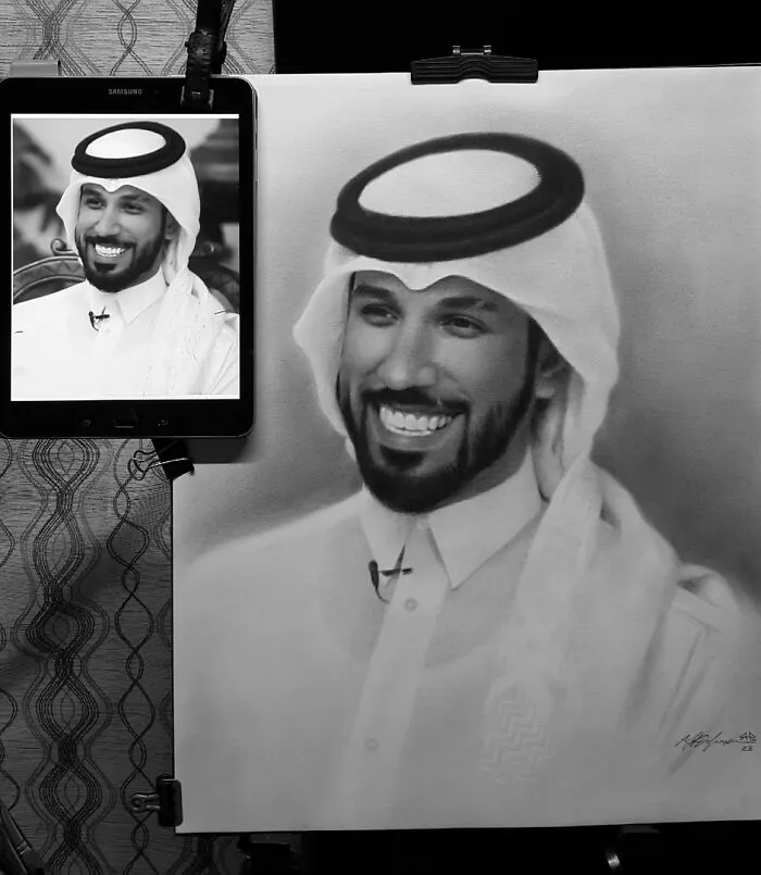 28+ Years Of Experience Shows In This Artist’s Portraits Of People He Drew (30 New Pics)
