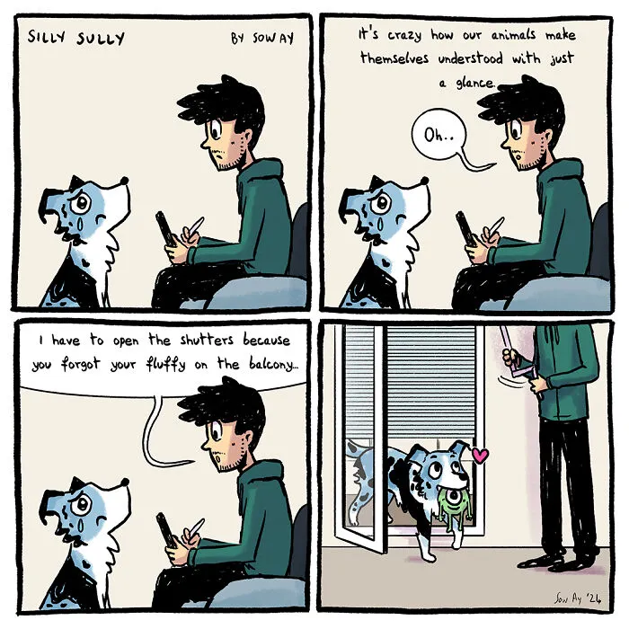 He Loves His Fluffy