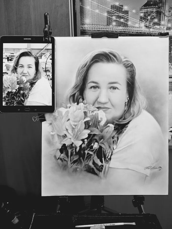 28+ Years Of Experience Shows In This Artist’s Portraits Of People He Drew (30 New Pics)