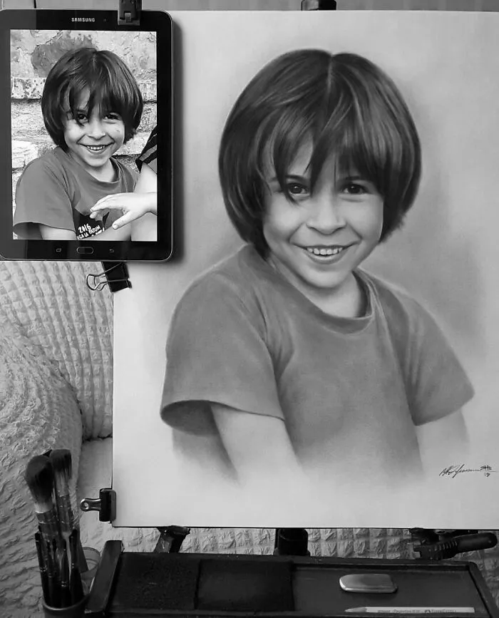 28+ Years Of Experience Shows In This Artist’s Portraits Of People He Drew (30 New Pics)