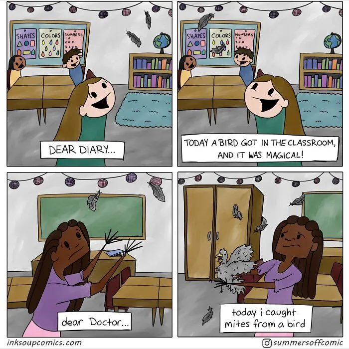 This Real-Life Teacher Perfectly Captured School Life With Humor In Her 31 New Comics
