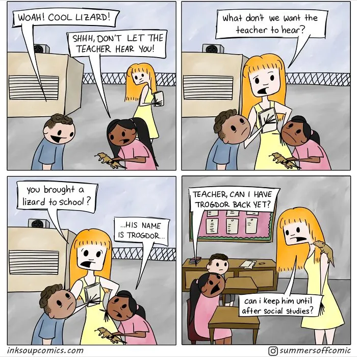 This Real-Life Teacher Perfectly Captured School Life With Humor In Her 31 New Comics