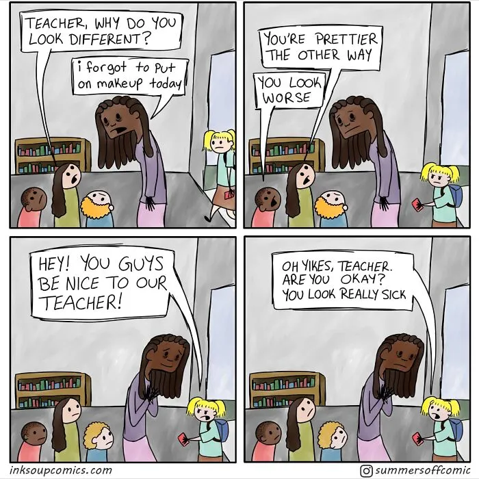 This Real-Life Teacher Perfectly Captured School Life With Humor In Her 31 New Comics